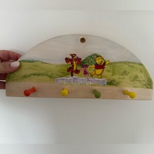 Winnie the Pooh hand painted nursery hook